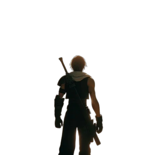 sword, staff, weapon, robot, concept art, 3d render, pixel art, cyberpunk transparent PNG cut-out