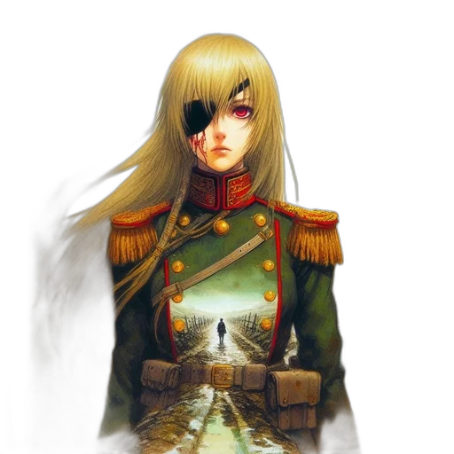 staff, face, sword, weapon, fantasy art, concept art, oil painting, anime transparent PNG cut-out