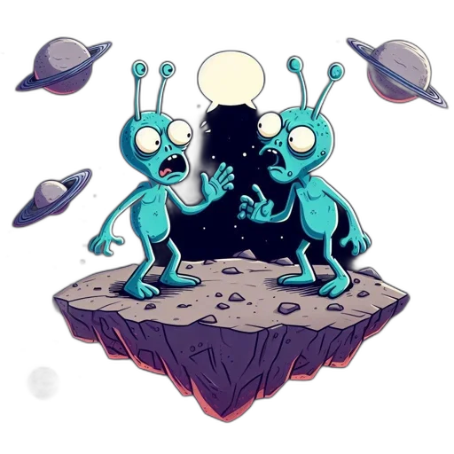creature, robot, concept art, pixel art, fantasy art, comic book art, outer space, underwater transparent PNG cut-out