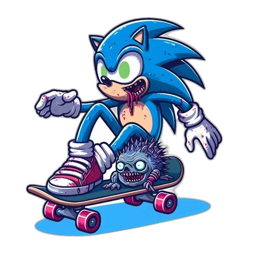 creature, concept art, pixel art, comic book art, fantasy art, blue, menacing, stylized transparent PNG cut-out