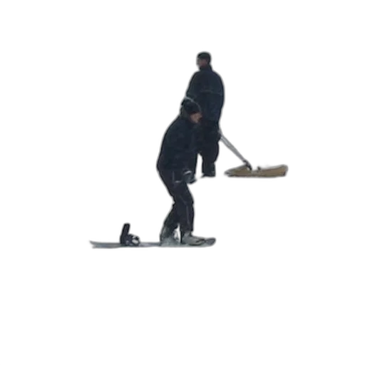 staff, weapon, robot, shoes, 3d render, concept art, snow, fog transparent PNG cut-out