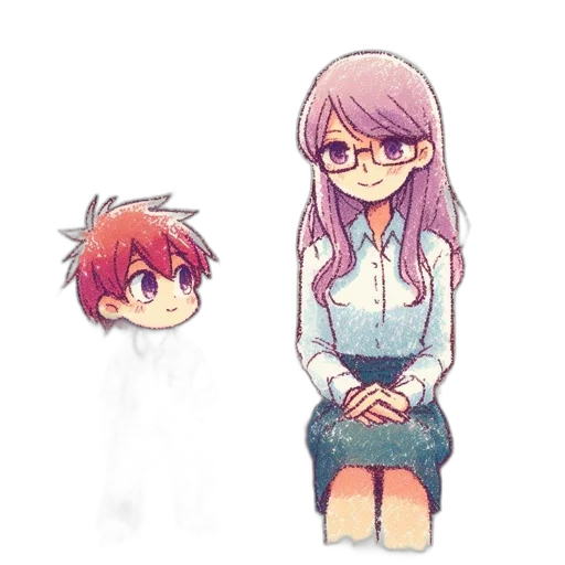 dress, staff, watercolor, anime, pixel art, concept art, fire, underwater transparent PNG cut-out