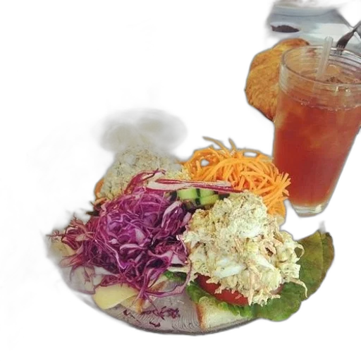 food, photorealistic, plate, purple, cabbage, cheese, lettuce, table transparent PNG cut-out