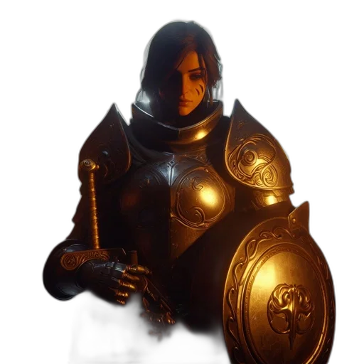 sword, staff, weapon, mask, concept art, fantasy art, 3d render, pixel art transparent PNG cut-out