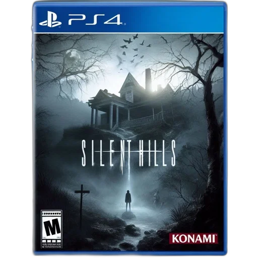 concept art, dark, atmospheric, illustration, features, ominous, mansion, perched transparent PNG cut-out