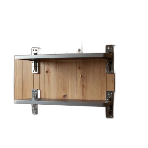 furniture, 3d render, steel, shelf transparent PNG cut-out