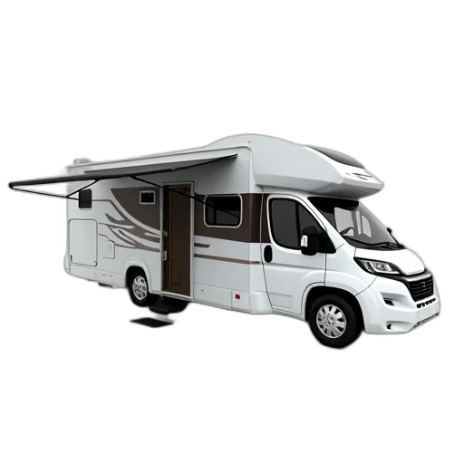 3d render, modern, fully, equipped, sleek, design, featuring, large transparent PNG cut-out