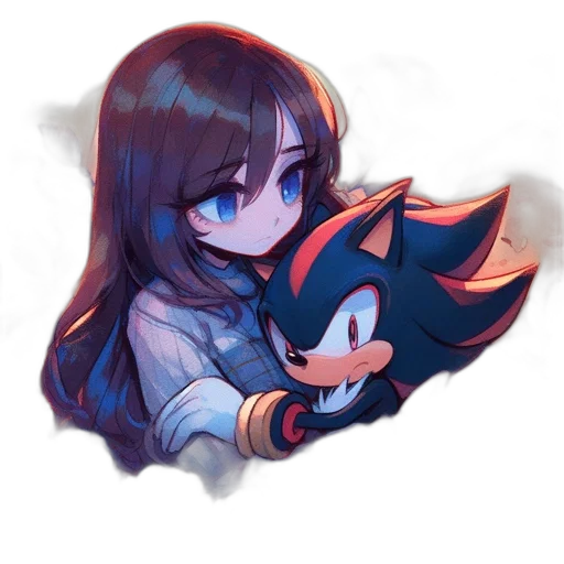 anime, pixel art, watercolor, concept art, blue, dark, monochrome, colorful transparent PNG cut-out