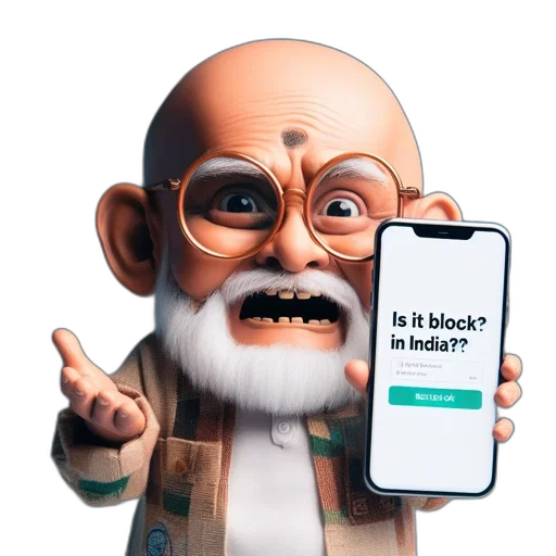 robot, 3d render, elderly, man, shocked, expression, wears, vibrant transparent PNG cut-out