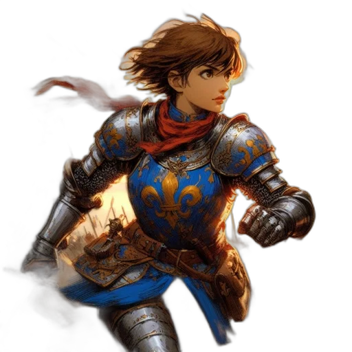 sword, fantasy art, concept art, pixel art, watercolor, blue, golden, red transparent PNG cut-out