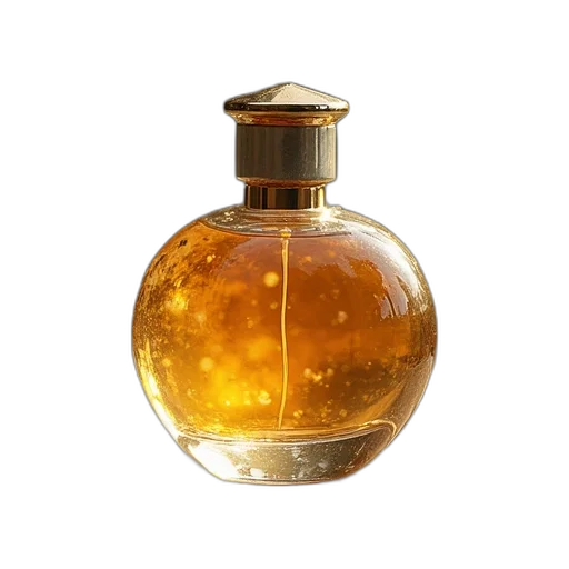 bottle, crown, jewelry, 3d render transparent PNG cut-out