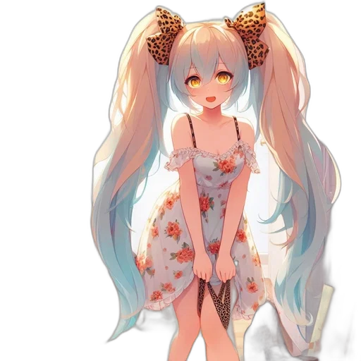 dress, staff, creature, robot, anime, concept art, 3d render, pixel art transparent PNG cut-out