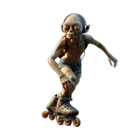 creature, 3d render, concept art, photorealistic, fantasy art, dobby, house, elf transparent PNG cut-out