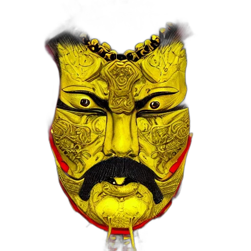 mask, staff, face, jewelry, photorealistic, concept art, 3d render, fantasy art transparent PNG cut-out