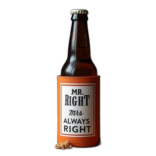bottle, food, 3d render, right transparent PNG cut-out