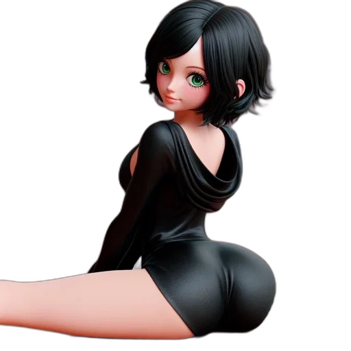 dress, concept art, 3d render, cartoon, photorealistic, animated, female, figure transparent PNG cut-out
