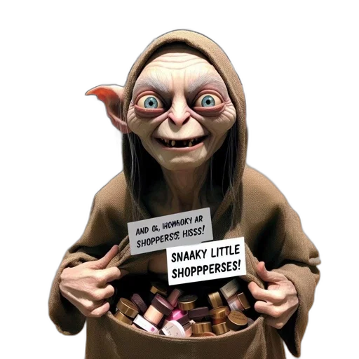 staff, concept art, 3d render, fantasy, creature, labeled, having, humorous transparent PNG cut-out