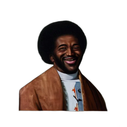 face, jacket, hat, staff transparent PNG cut-out
