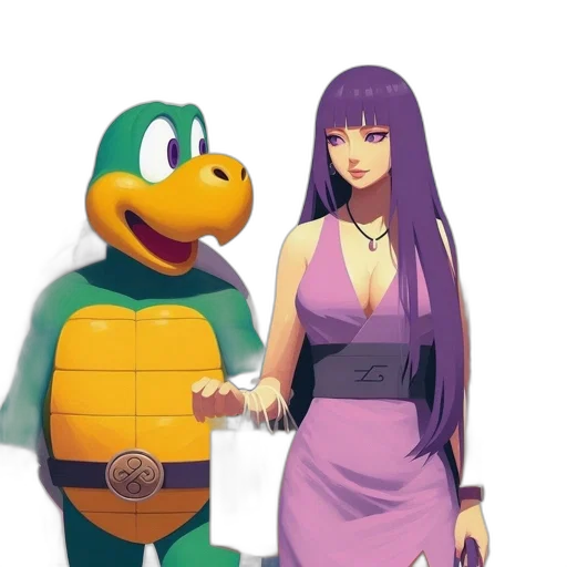 dress, animal, dragon, weapon, vaporwave, 3d render, concept art, pixel art transparent PNG cut-out
