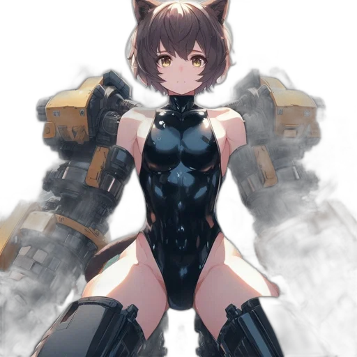 robot, weapon, dress, animal, concept art, anime, cyberpunk, fantasy art transparent PNG cut-out