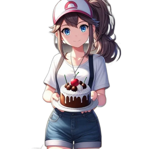 hat, food, staff, crown, anime, pixel art, cartoon, concept art transparent PNG cut-out