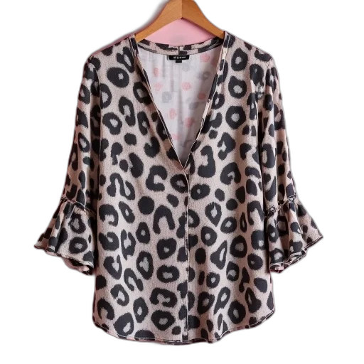 jacket, dress, monochrome, women, blouse, neck, animal, print transparent PNG cut-out