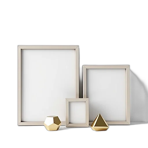 furniture, jewelry, crown, 3d render, earth tones, golden, monochrome, collection transparent PNG cut-out
