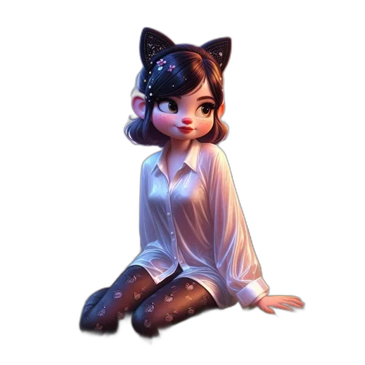 staff, dress, creature, animal, fantasy art, concept art, pixel art, 3d render transparent PNG cut-out