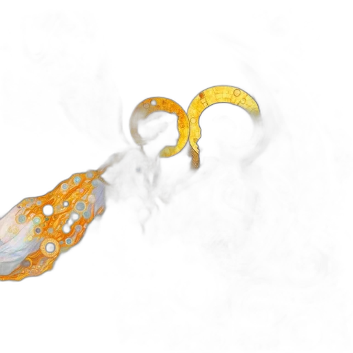 jewelry, crown, weapon, umbrella, 3d render, concept art, photorealistic, underwater transparent PNG cut-out