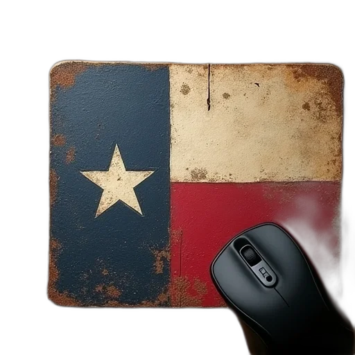 weapon, hat, staff, 3d render, texas, mousepad transparent PNG cut-out