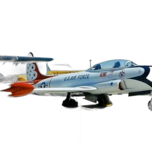 3d render, concept art, photorealistic, air, force, jet, parked, tarmac transparent PNG cut-out