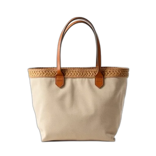 earth tones, golden, beige, canvas, tote, bag, woven, pattern transparent PNG cut-out