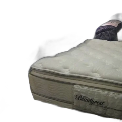 shoes, furniture, jacket, weapon, 3d render, photorealistic, beautyrest, mattress transparent PNG cut-out