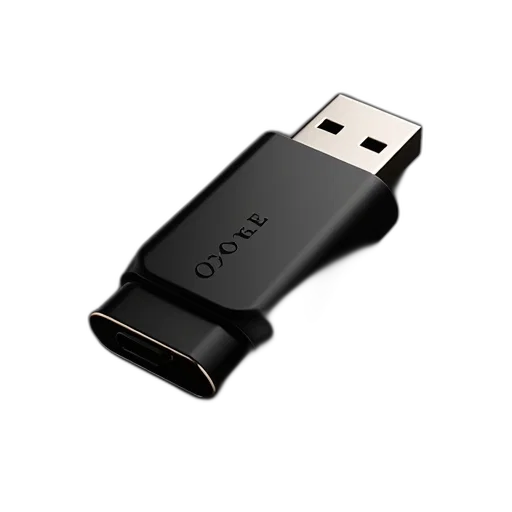 weapon, 3d render, usb, 80gb transparent PNG cut-out