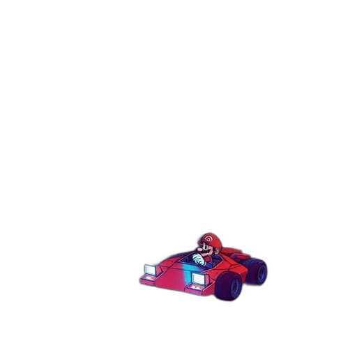 car, robot, weapon, shoes, pixel art, vaporwave, 3d render, concept art transparent PNG cut-out