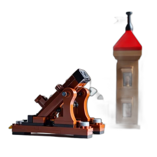 robot, weapon, furniture, staff, 3d render, concept art, detailed, lego transparent PNG cut-out
