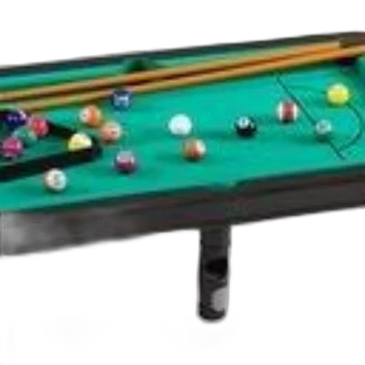 jewelry, weapon, photorealistic, miniature, pool, table, colorful, balls transparent PNG cut-out
