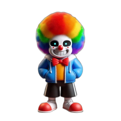 creature, mask, face, robot, 3d render, concept art, whimsical, clown-like transparent PNG cut-out