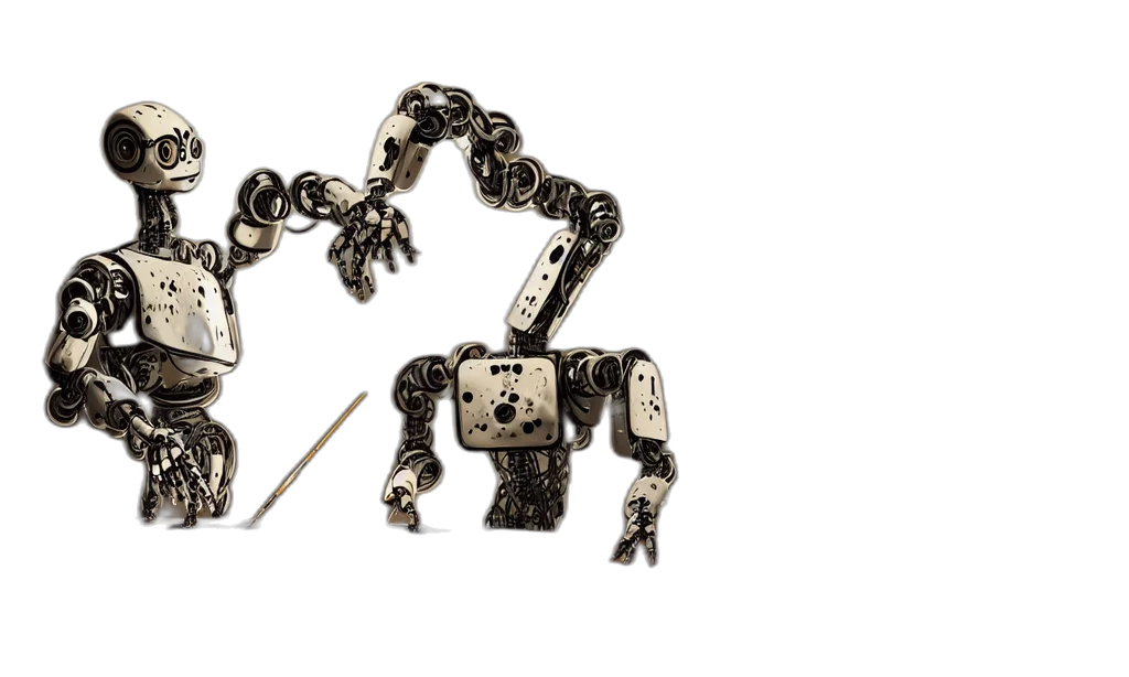 robot, jewelry, animal, 3d render transparent PNG cut-out