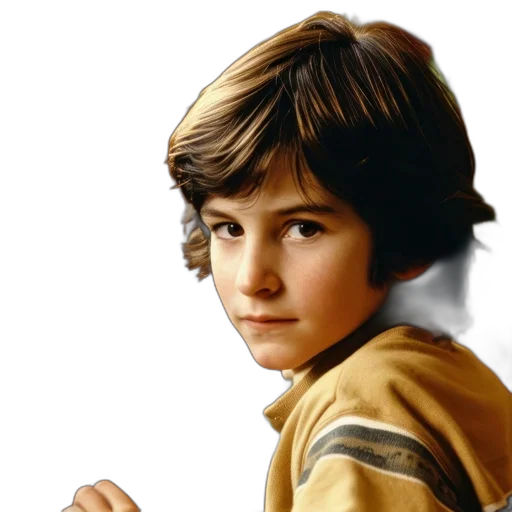 face, hair, photorealistic, oil painting, 3d render, pixel art, young, boy transparent PNG cut-out