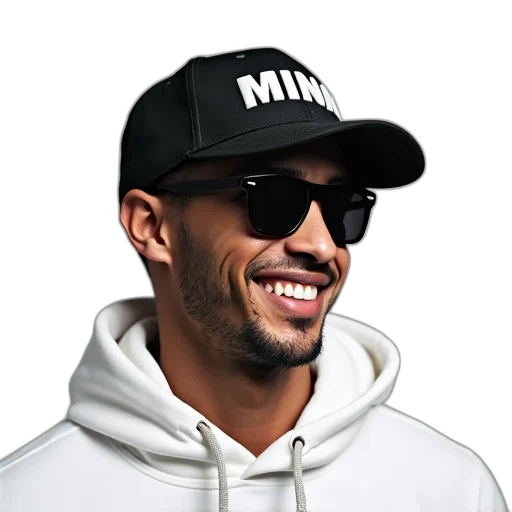 hat, jacket, face, staff, photorealistic, cartoon, 3d render, man transparent PNG cut-out