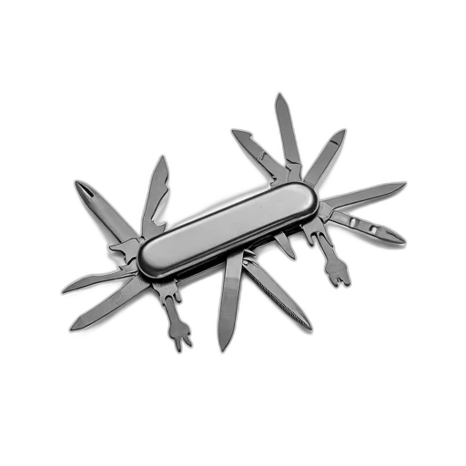 weapon, jewelry, crown, sword, 3d render, concept art, silver, swiss transparent PNG cut-out