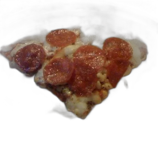 food, crown, face, jewelry, 3d render, photorealistic, slice, pepperoni transparent PNG cut-out