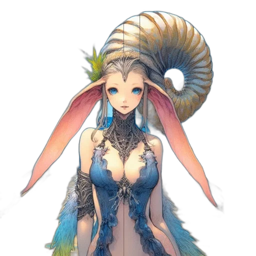 dragon, dress, staff, creature, fantasy art, concept art, anime, pixel art transparent PNG cut-out