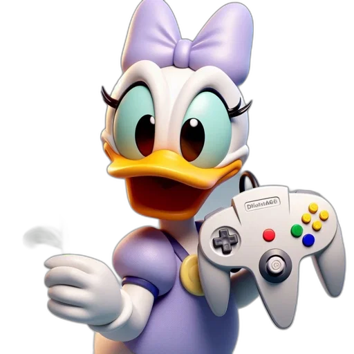 animal, weapon, 3d render, pixel art, concept art, photorealistic, anthropomorphic, duck-human transparent PNG cut-out