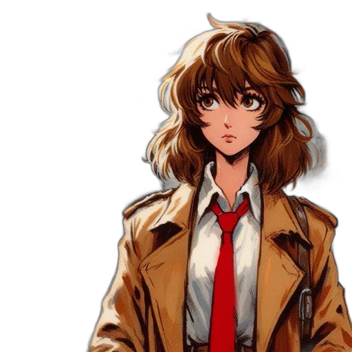 jacket, face, anime, pixel art, concept art, cartoon, neon lights, pastel transparent PNG cut-out