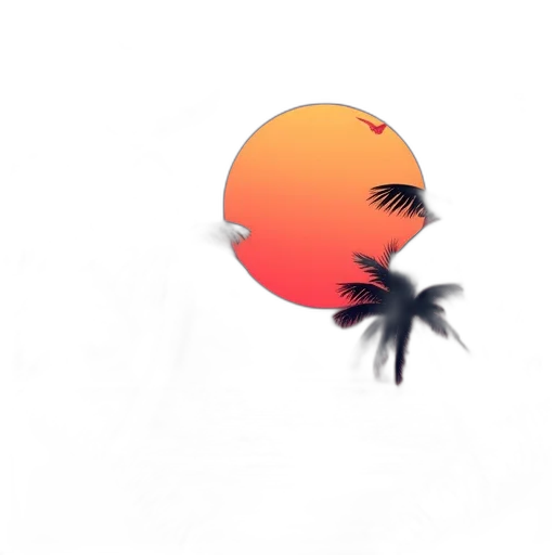 creature, hat, umbrella, animal, 3d render, concept art, pixel art, vaporwave transparent PNG cut-out