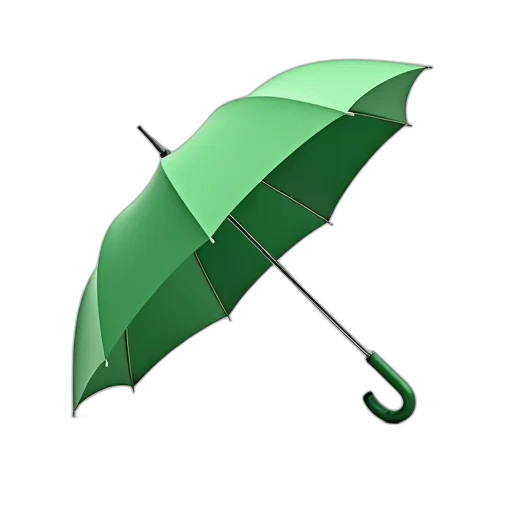 umbrella, staff, hat, weapon, 3d render, photorealistic, concept art, rain transparent PNG cut-out