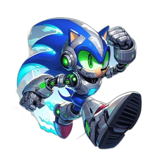 weapon, robot, animal, concept art, 3d render, pixel art, fantasy art, blue transparent PNG cut-out