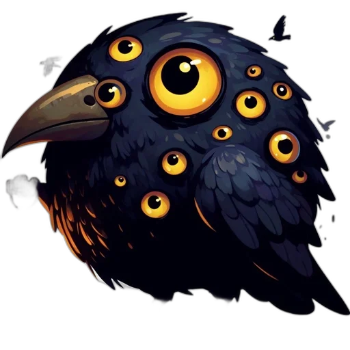 creature, staff, animal, concept art, fantasy art, pixel art, photorealistic, dark transparent PNG cut-out